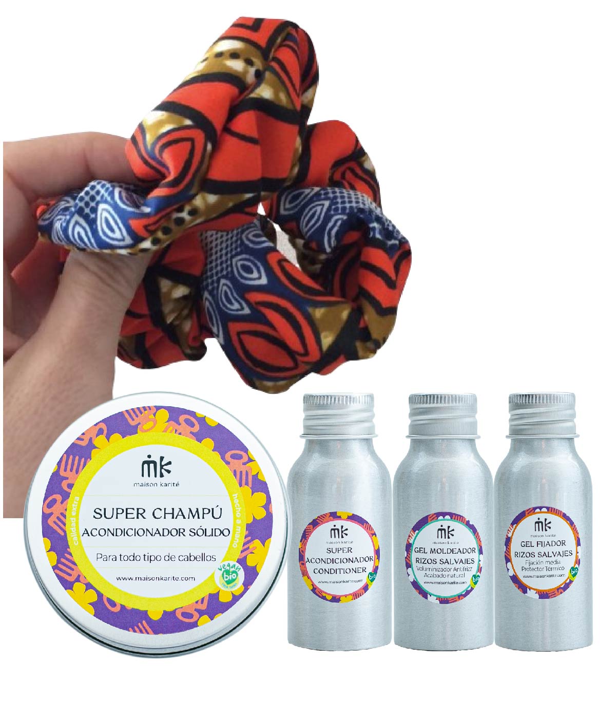 Neceser de Primavera Capilar con chou-chou regalo