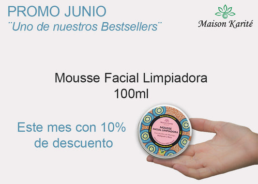 Promo Junio Mousse Facial Limpiadora 100ml