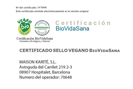 Sello Vegano de Maison Karité