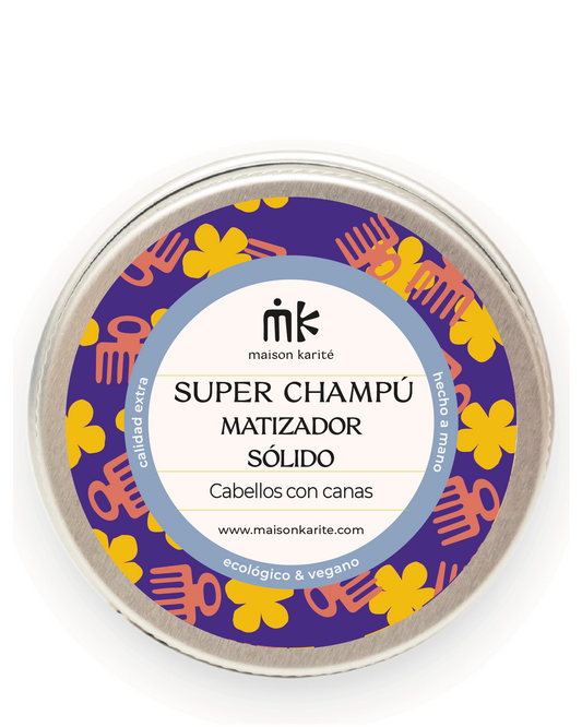 SuperChampú Sólido Matizador para Canas